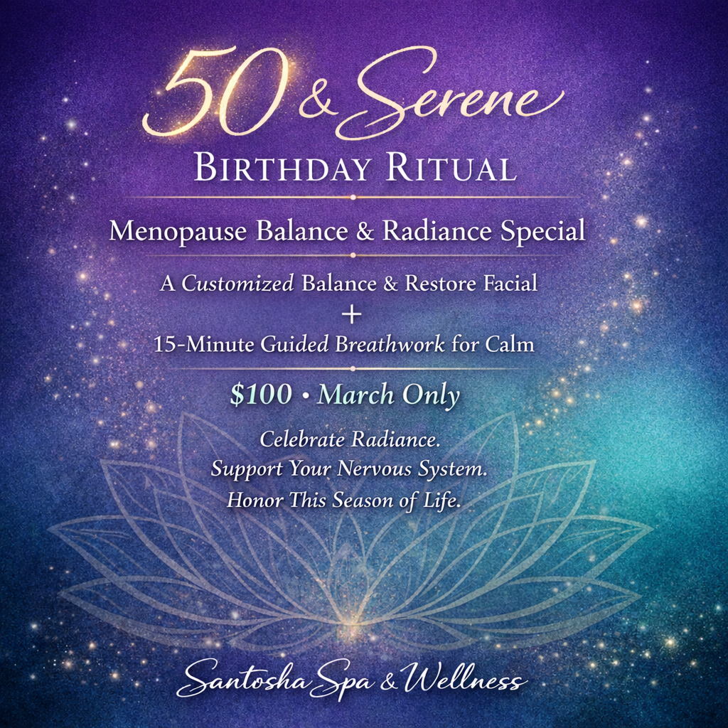 50 & Serene Ritual Facial at Santosha Spa in Twin Lakes, WI