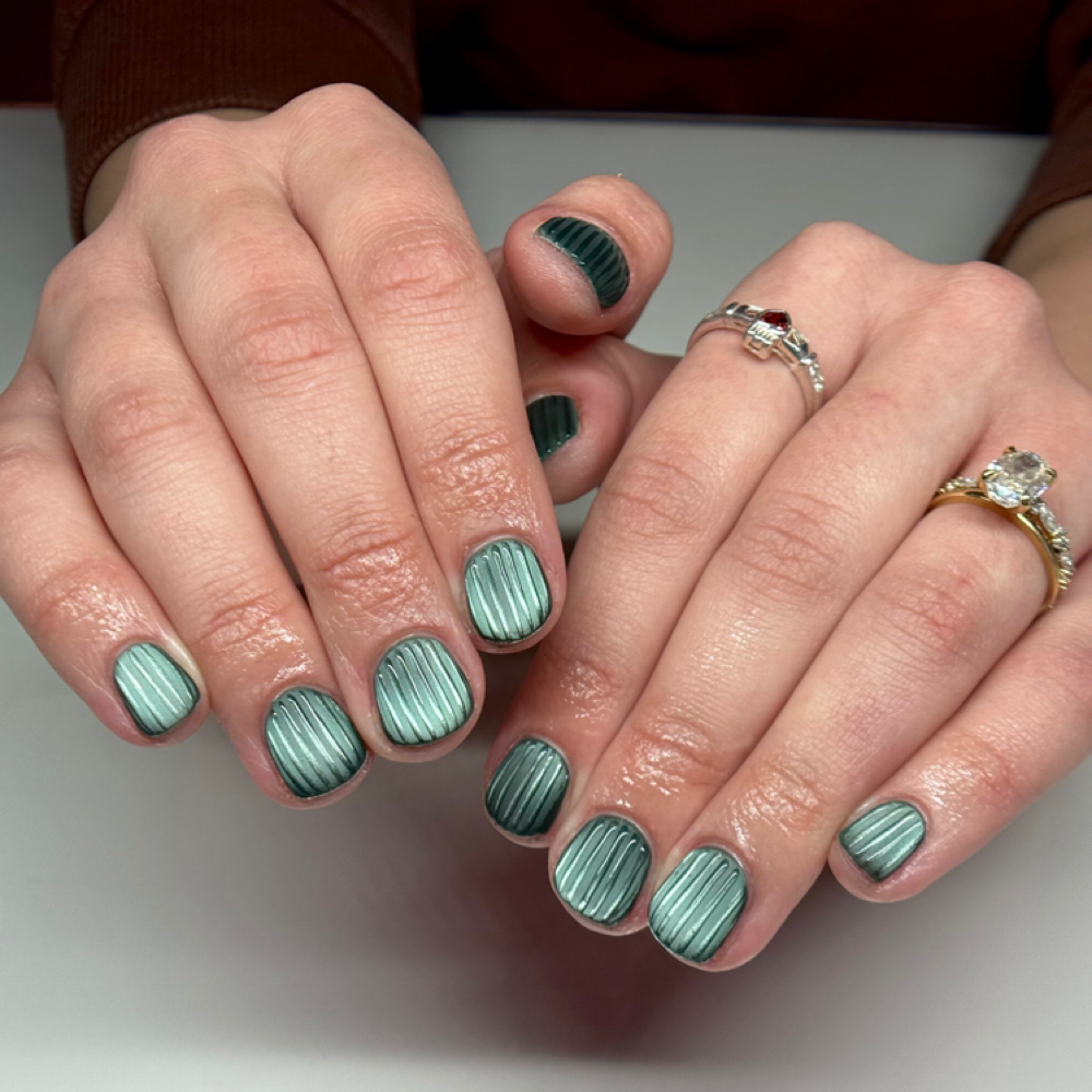 Luminary Manicure at Brushed&Bronzed in Poland, OH