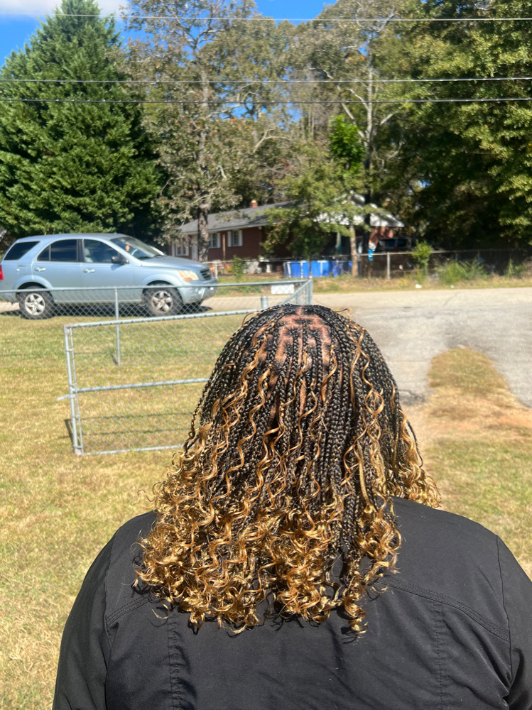 Boho Knotless Braids