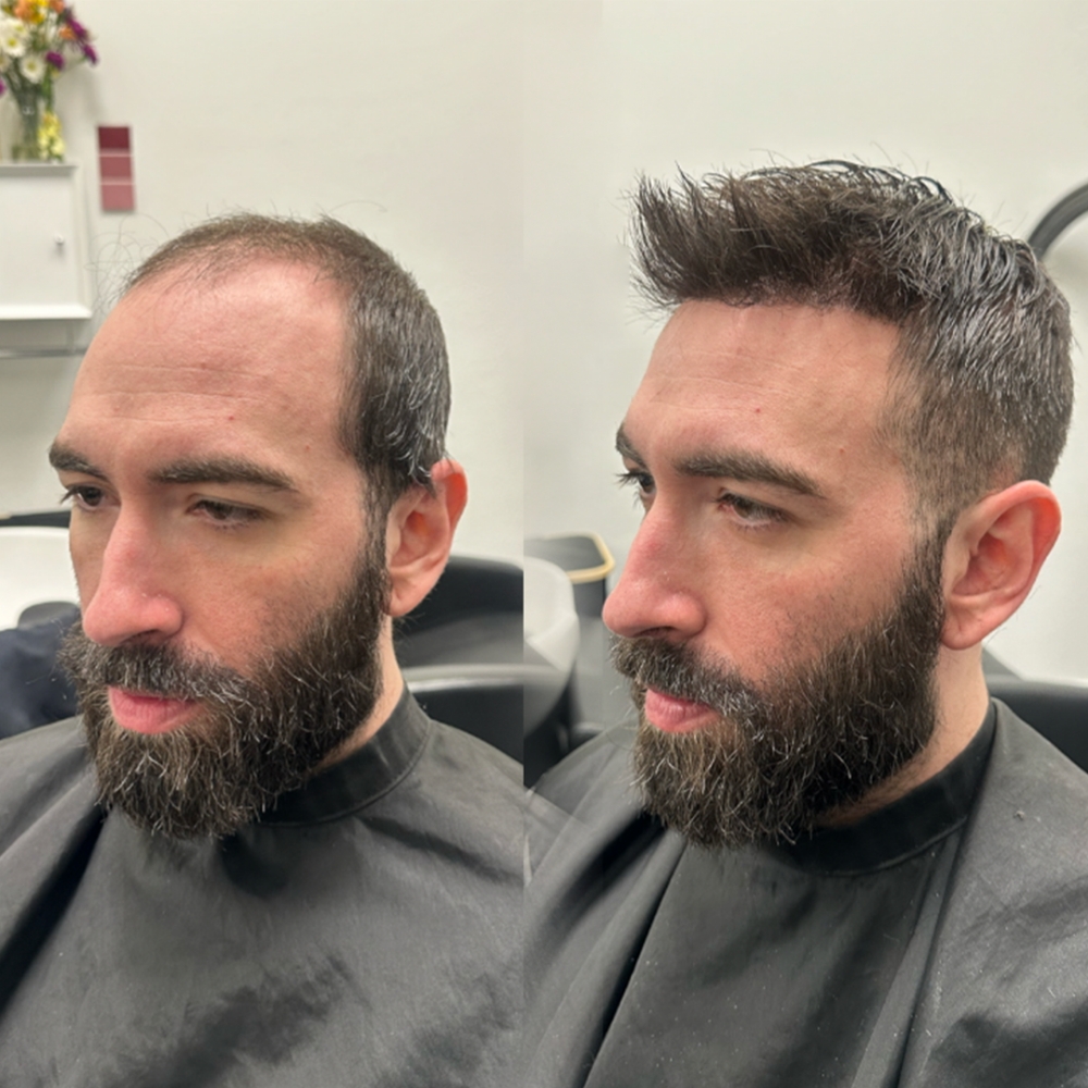 HAIRSYSTEM Install at nicole Martinez in Pinetop-Lakeside, AZ