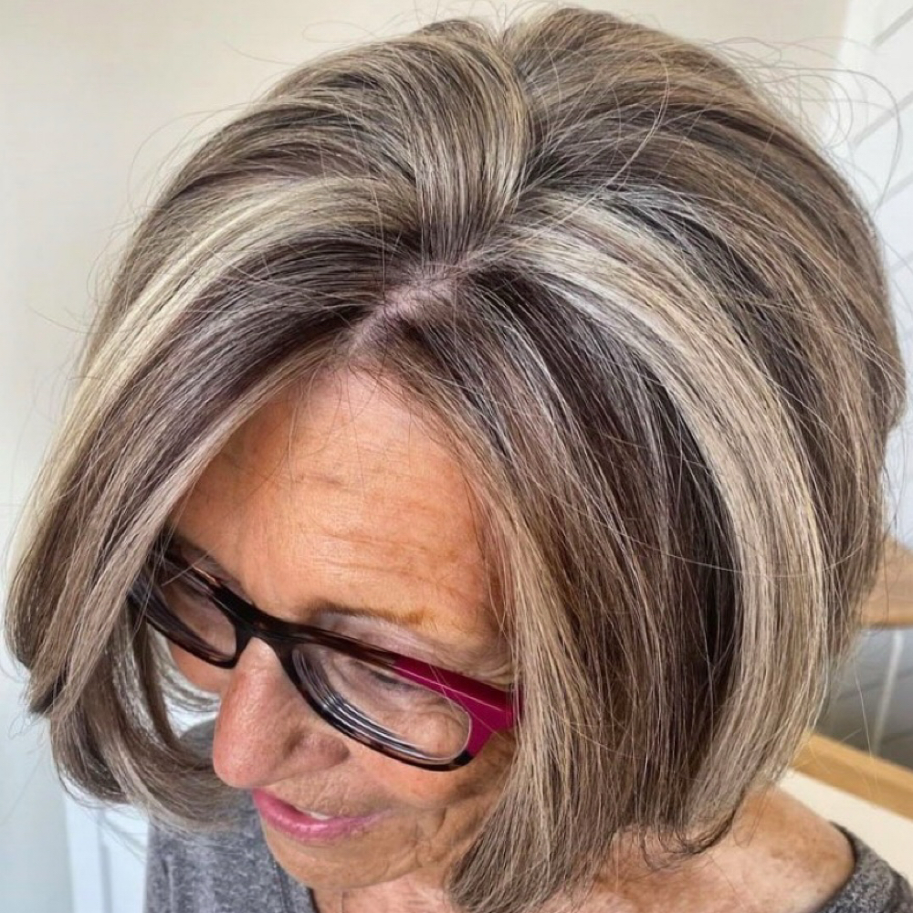 Grey Blending Foilyage at Jayme DiGiulio/ Blush + Ivy Salon in Wheaton, IL