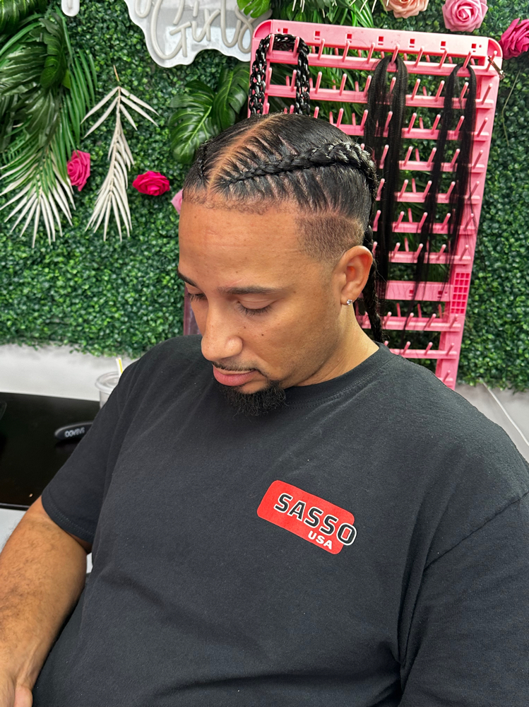 2 Braids at The Pretti Parlor in Houston, TX