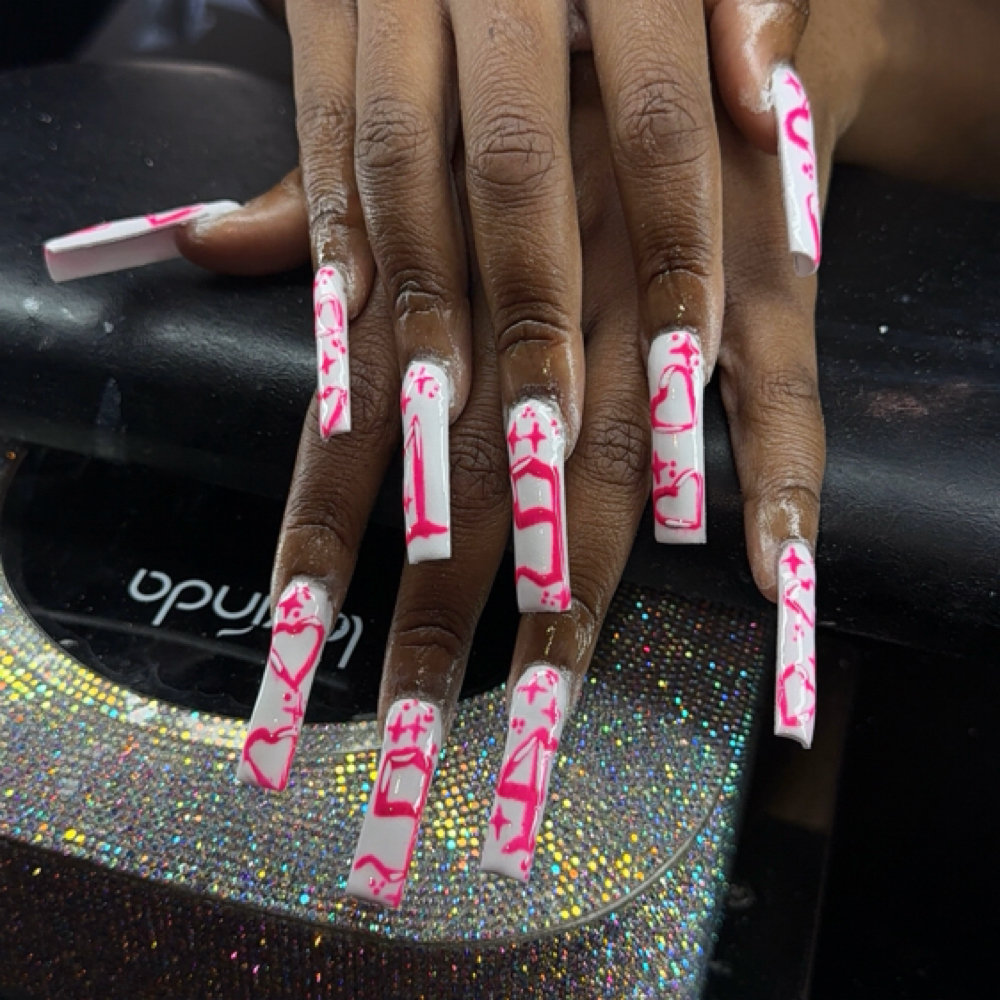 XL full set at luv.2beauty in buckeye, AZ
