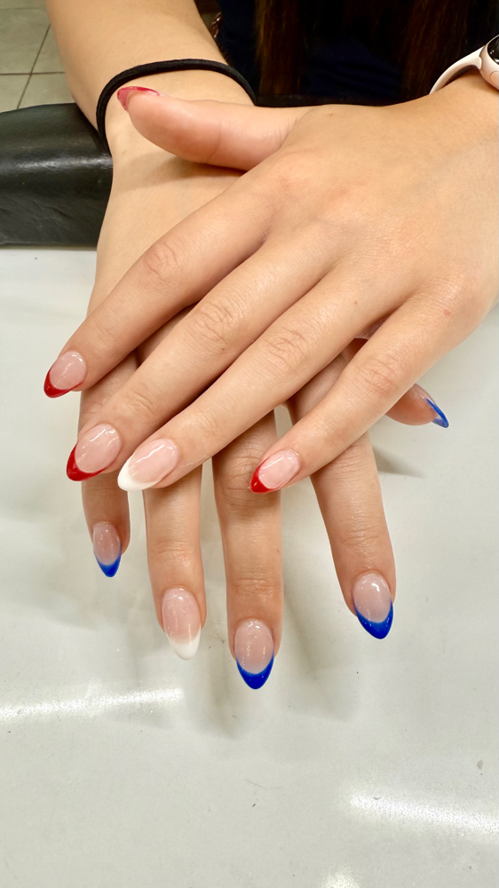 No Chip French Manicure at Lidia nais in Plainfield, IL