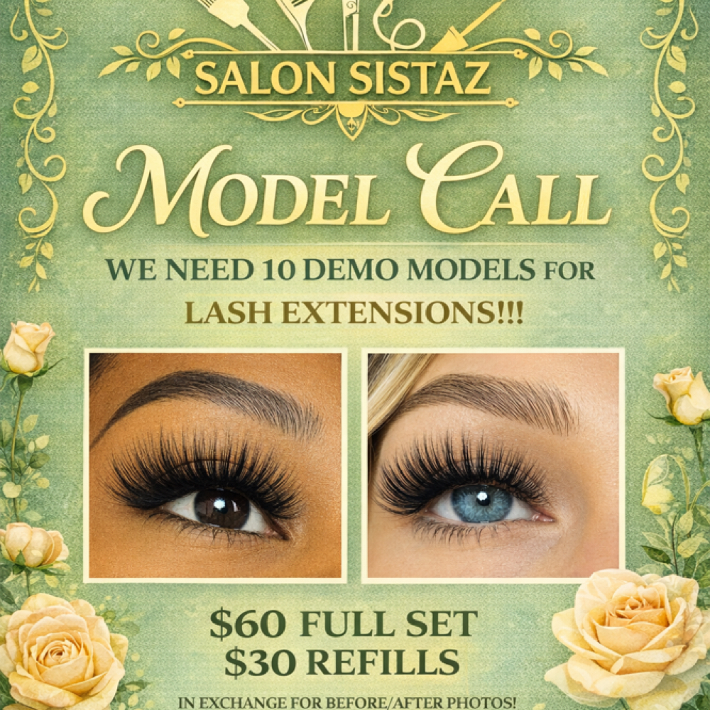Lash Extension (Model) at Salon Sistaz in Portland, OR