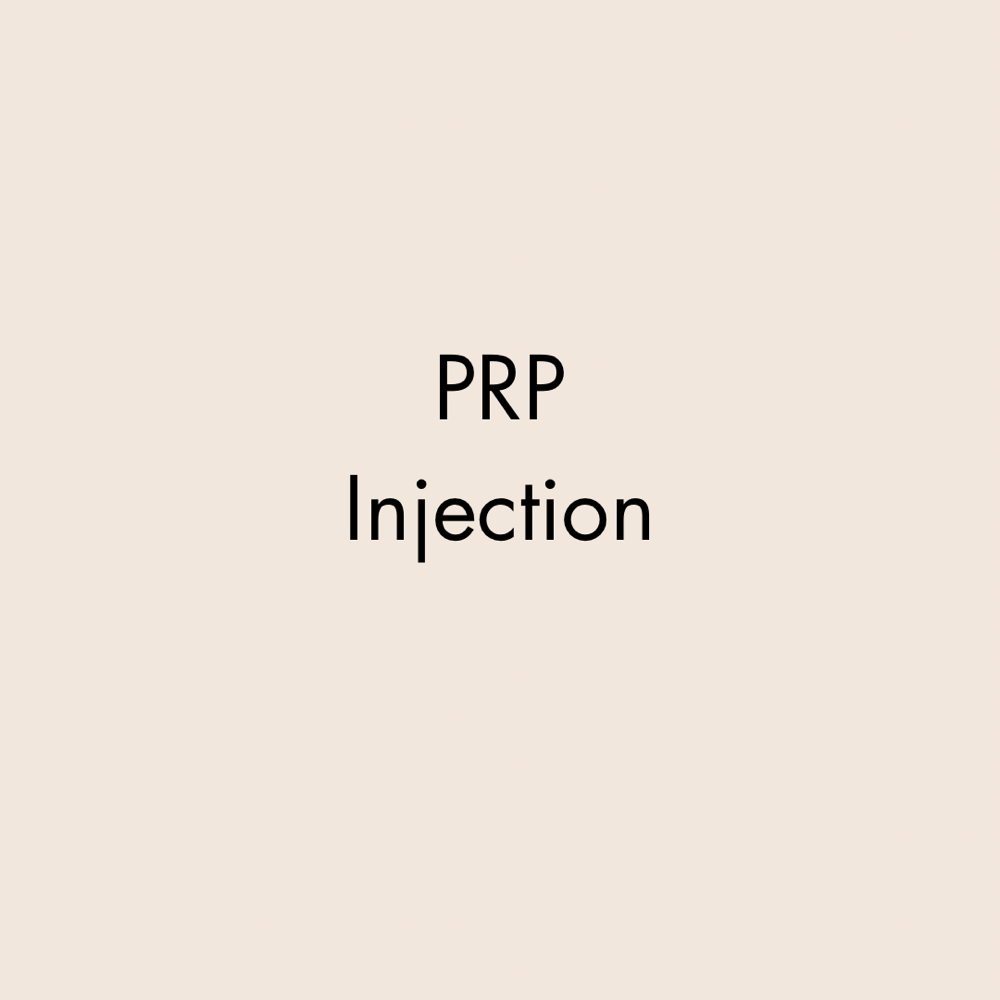 PRP / PRF Injection