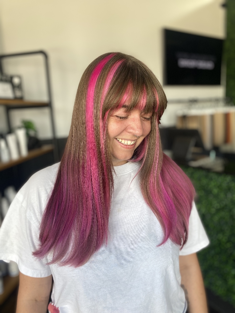 Bang Trim at Vividly You Hair Studio in Mesa, AZ