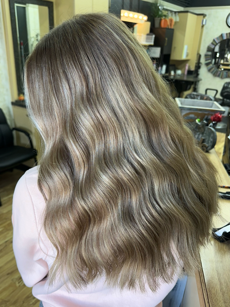 Low Lights at The Mane Garage Salon in Brussels, WI