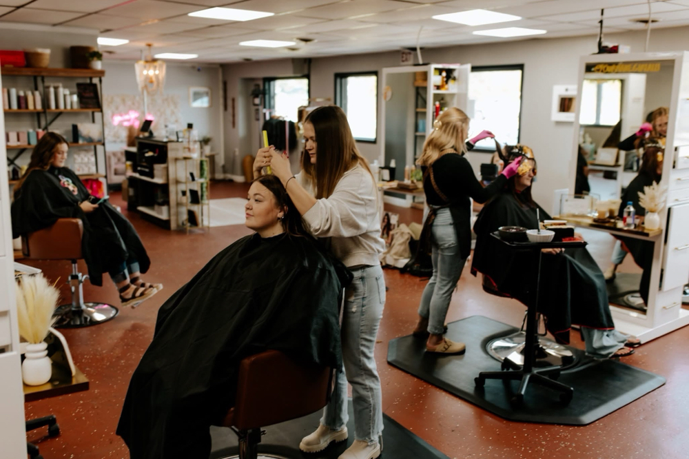 Root Touch Up at Ashleys Chair @ Blush and Brush in Seymour, IN