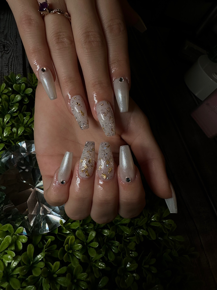 Gel-X Full Set ~ Medium Coffin