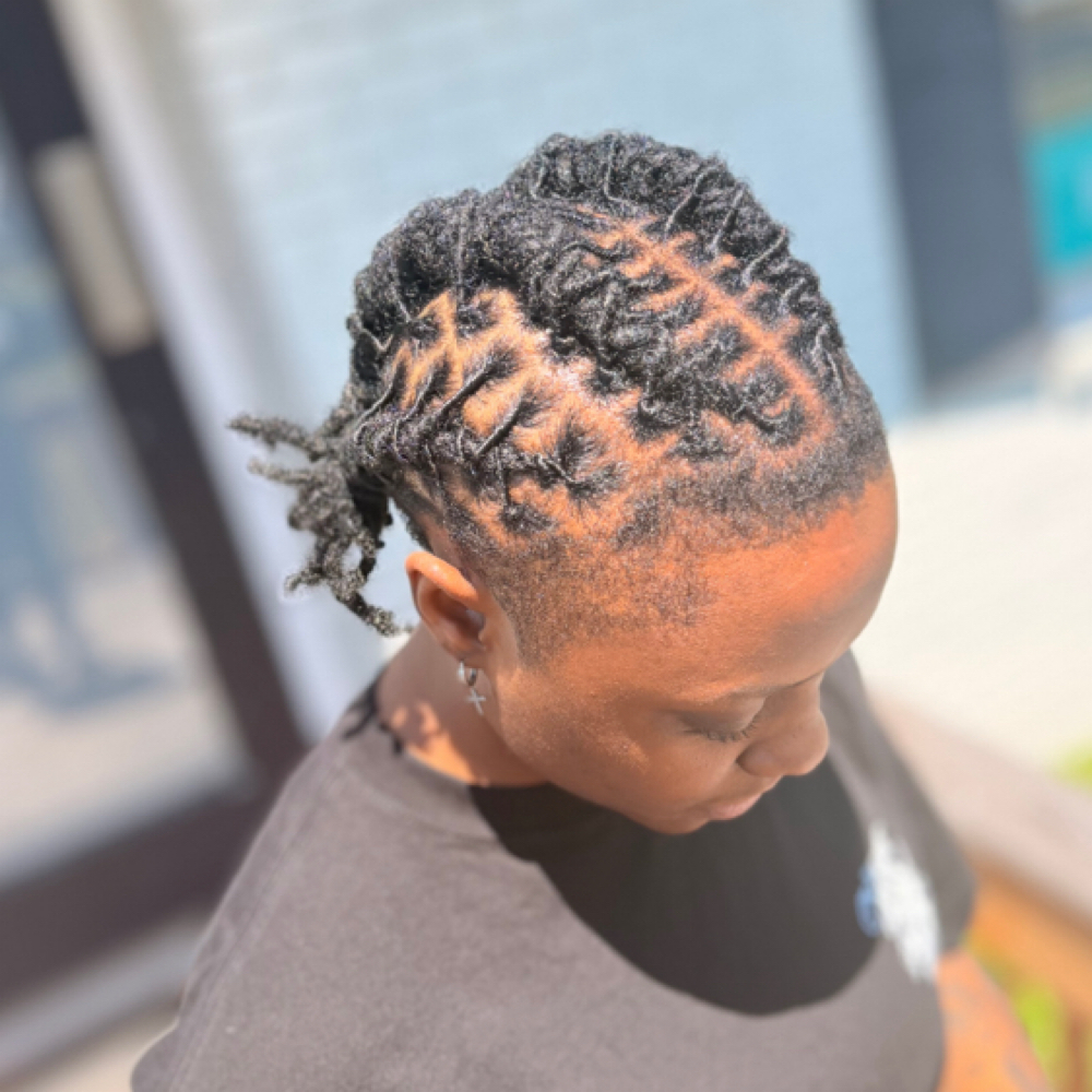 The Retwist Experience 50–100 Locs at The Bougie Braider in Fayetteville, NC