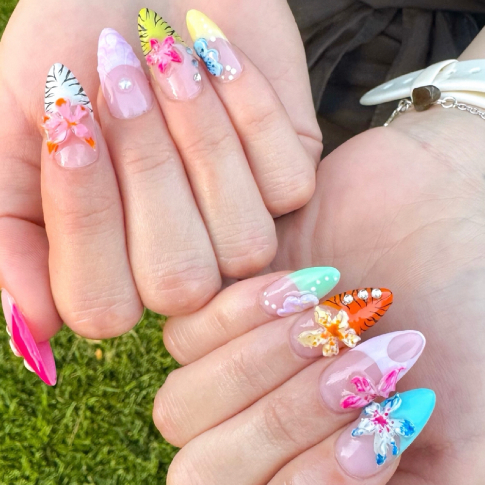 Gel extensions (Gel X) at Cosmobymoe in South Weber, UT