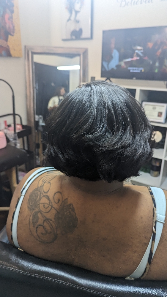 Relaxer Cut and Style