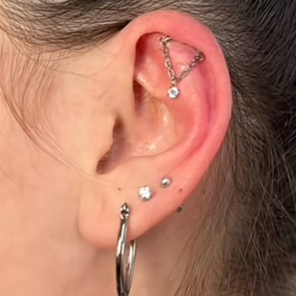 Hidden Helix Piercing at Everlasting Beauty in Dexter, MO