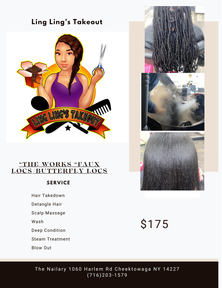 The Works (Faux/Butterfly Locs)