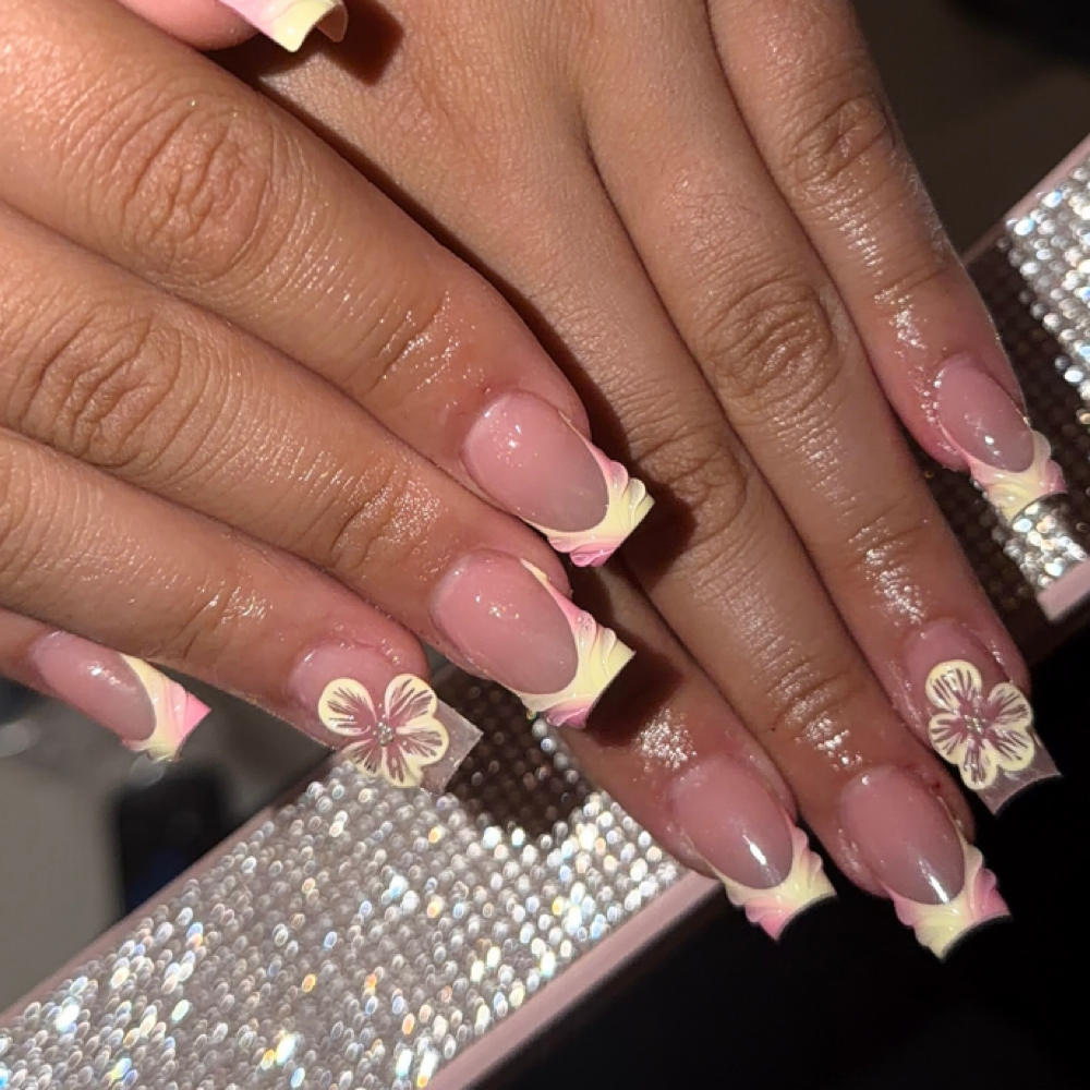 Short Acrylic Fill at NailedXJanelle in Lubbock, TX