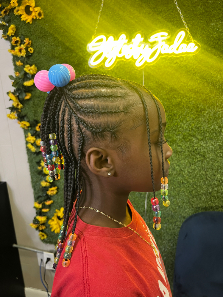 Kids Scalp Braids (No Weave Added)