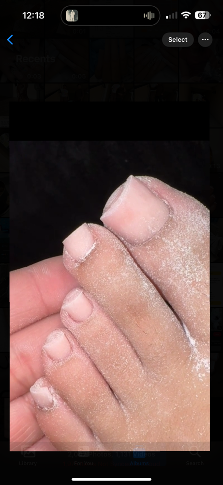 Acrylic Pedicure
