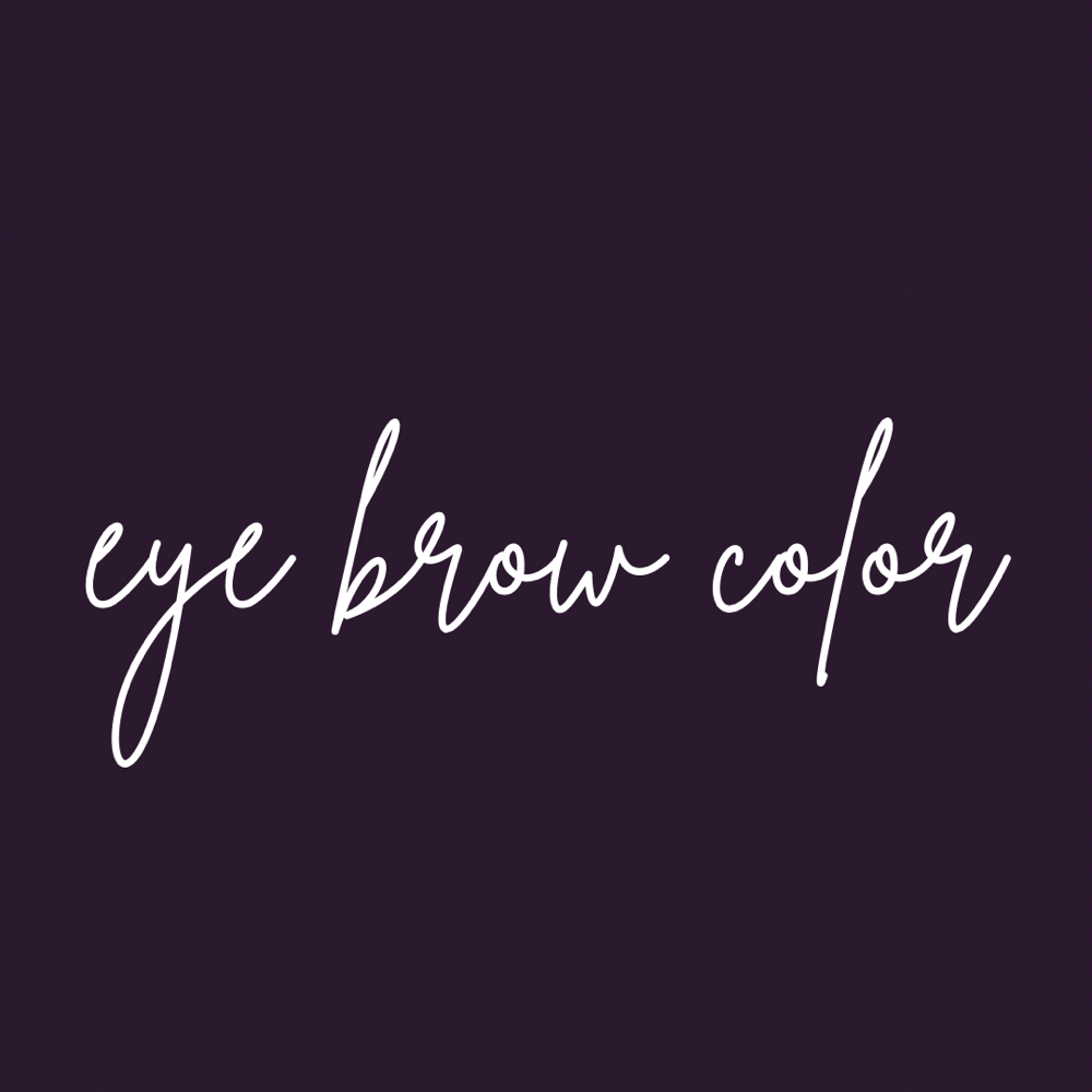 Eyebrow Color