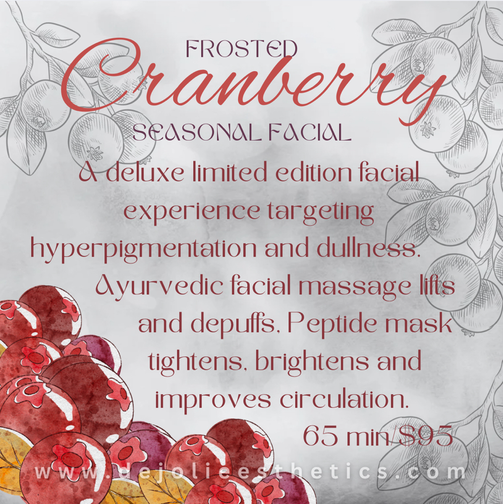 Frosted Cranberry Facial