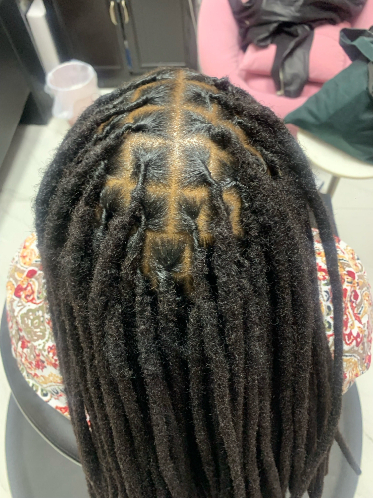 Palm Roll Retwist (no  Shampoo)