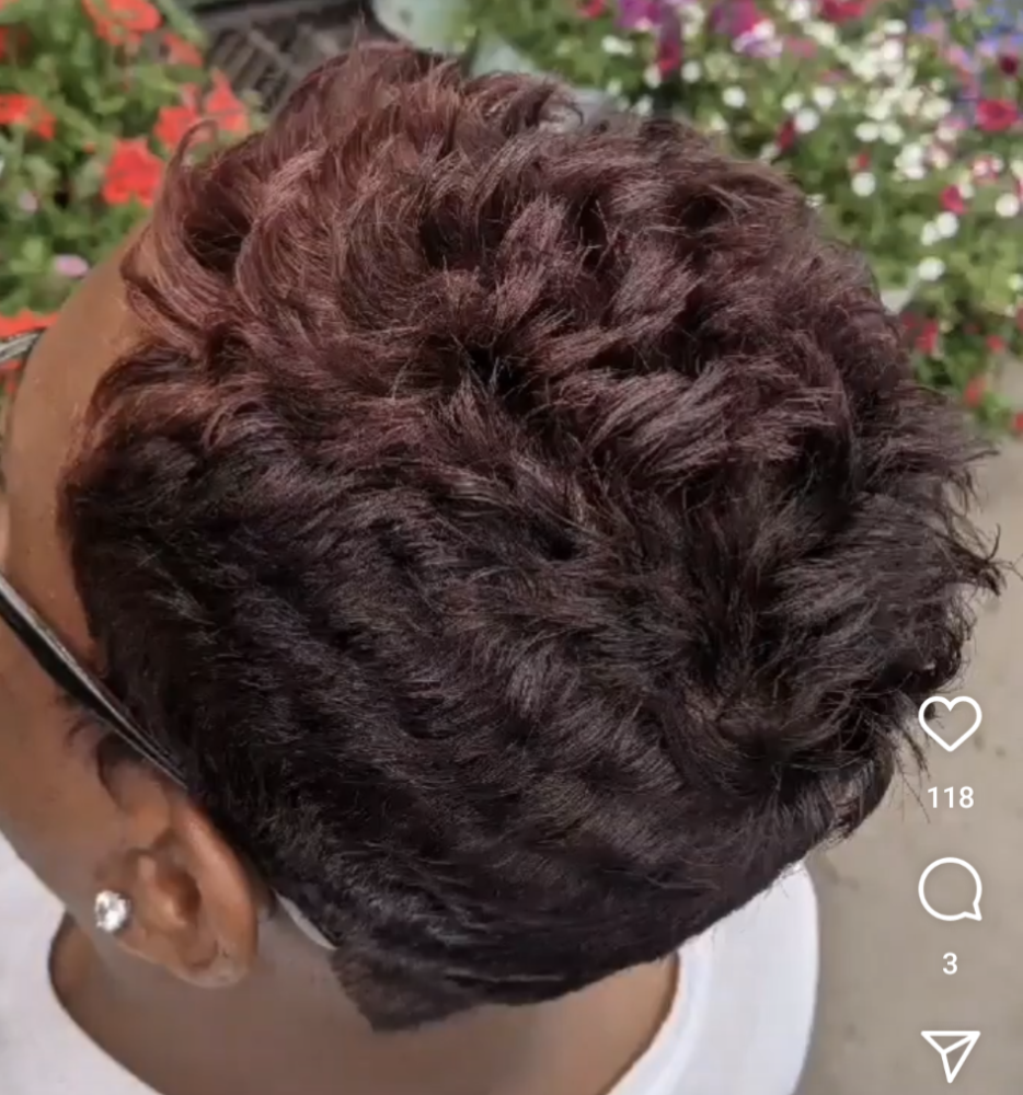 Relaxer Re-Touch Supreme at Hair by A. Renèe in Stonecrest, GA