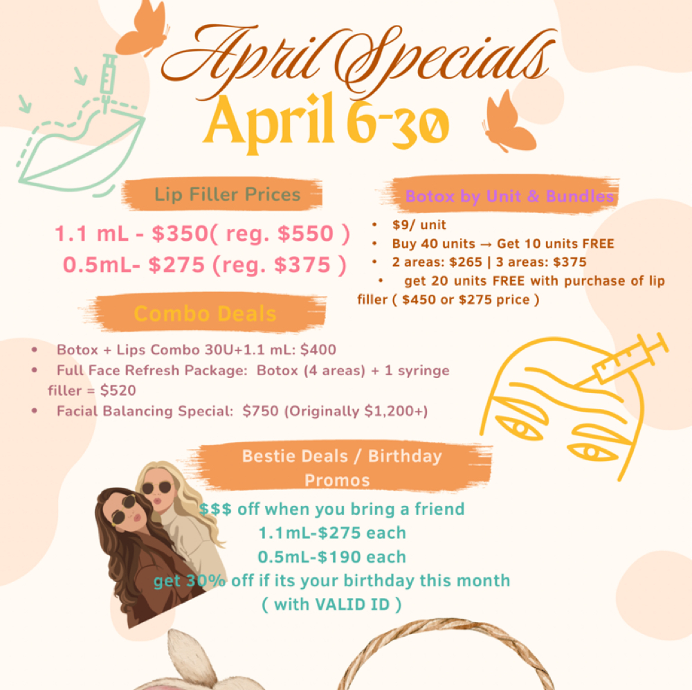 1.1mL APRIL  price at beautybydeannette in San Antonio, TX