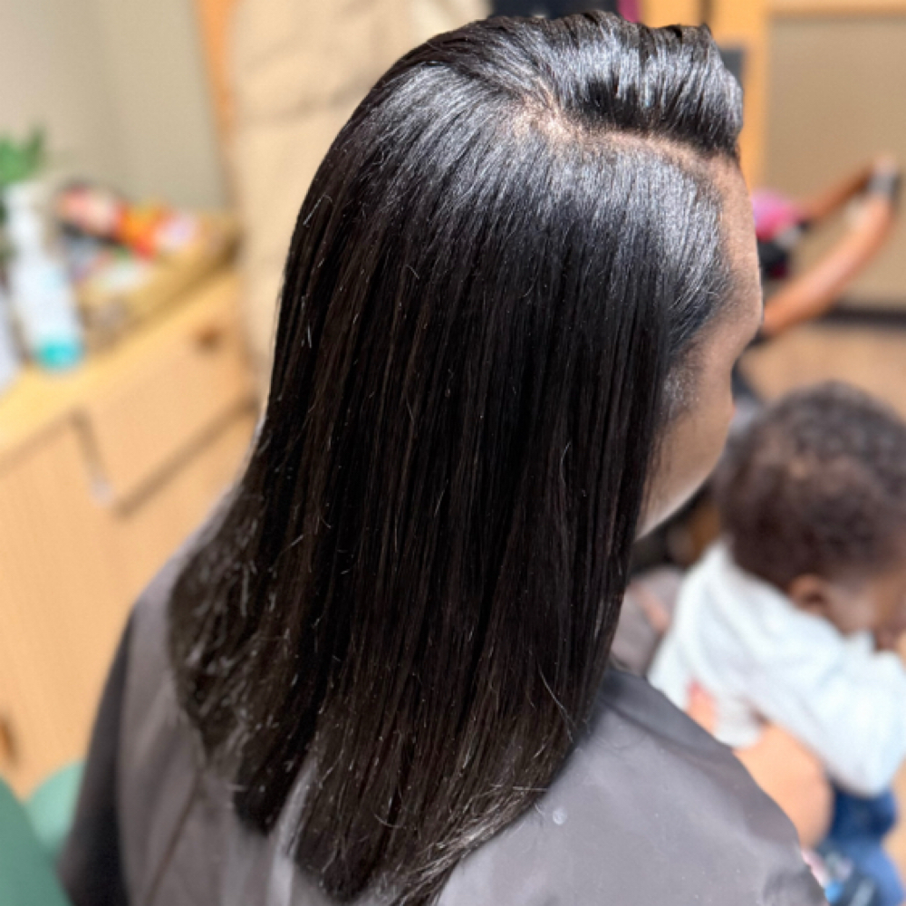 Relaxer at IAmHair Beauty Studio in Buffalo, NY