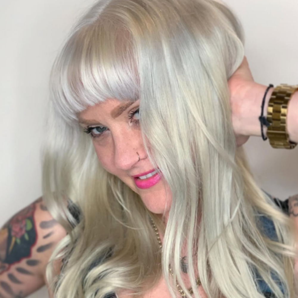 Bleach Root Retouch at Foil Fairy Hair in San Diego, CA