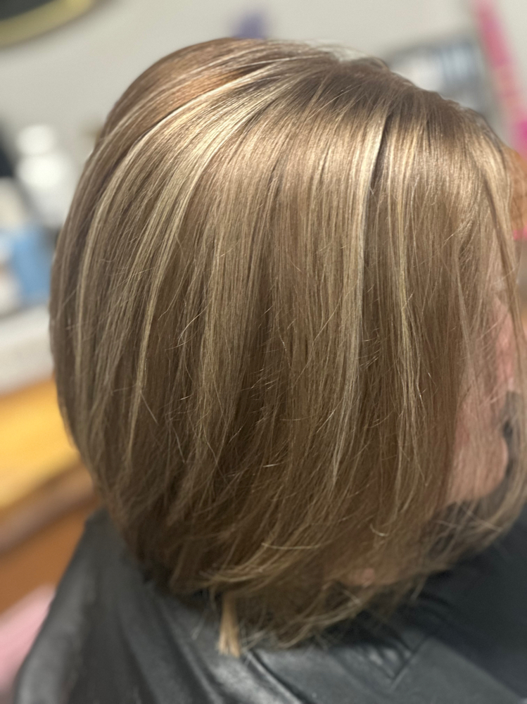 Color Retouch, Highlights, Haircut