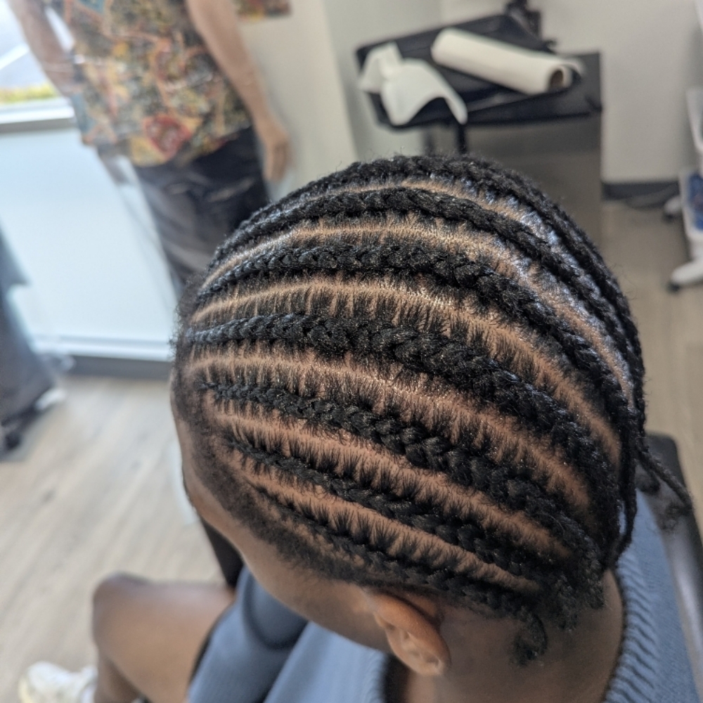 Natural Cornrows (Men's And Women') at Bestlady Fashions in Hoover, AL