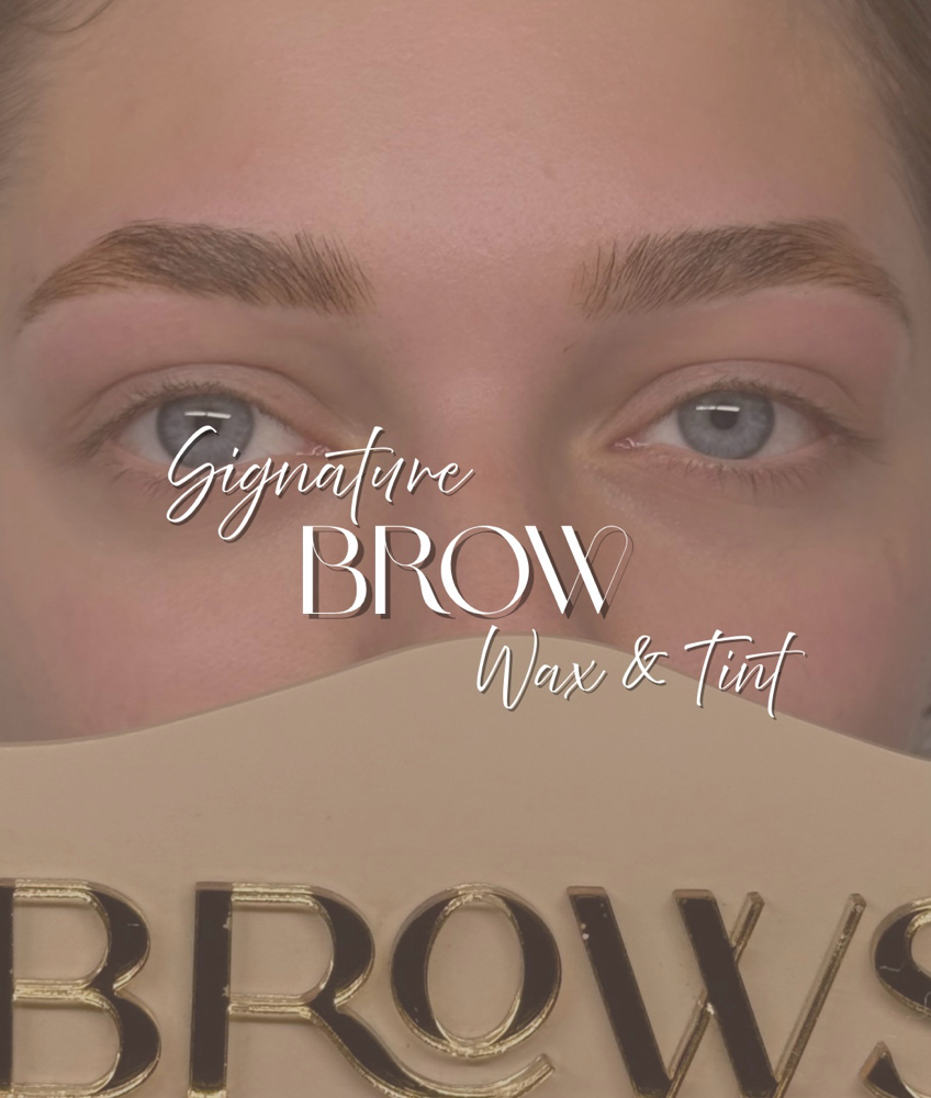 Signature Brow Wax & Tint at Lil Glowtique in Wyandotte, MI