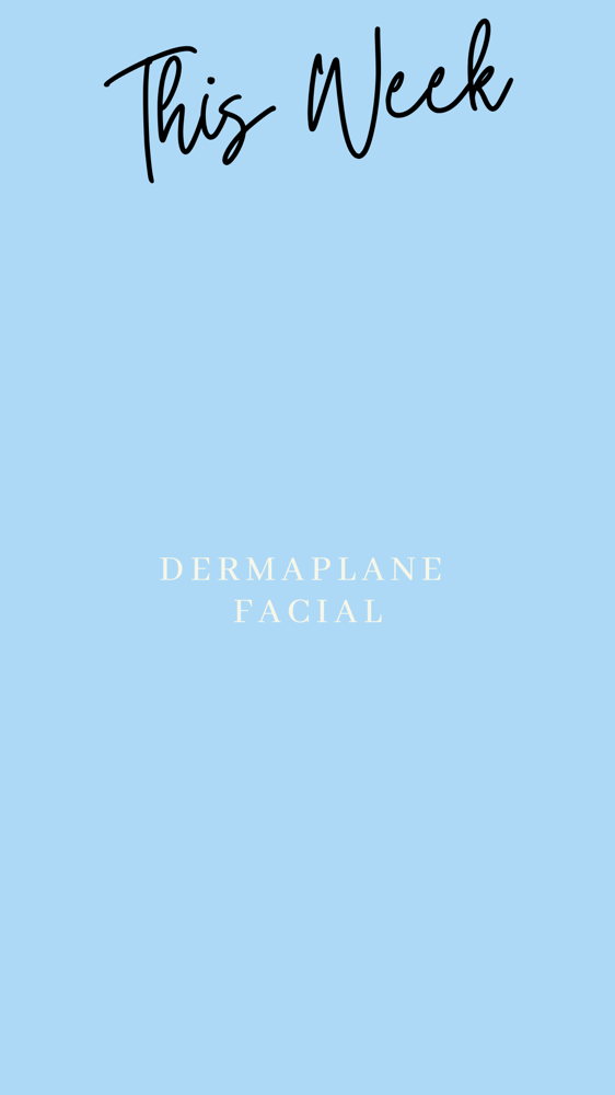 Dream Dermaplane Facial