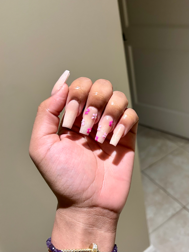 Long Length Acrylic Full Set