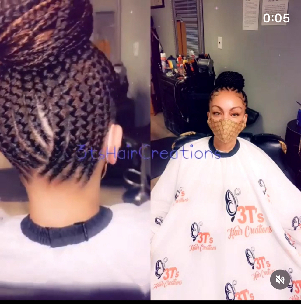 Feed In Braid Updo’s