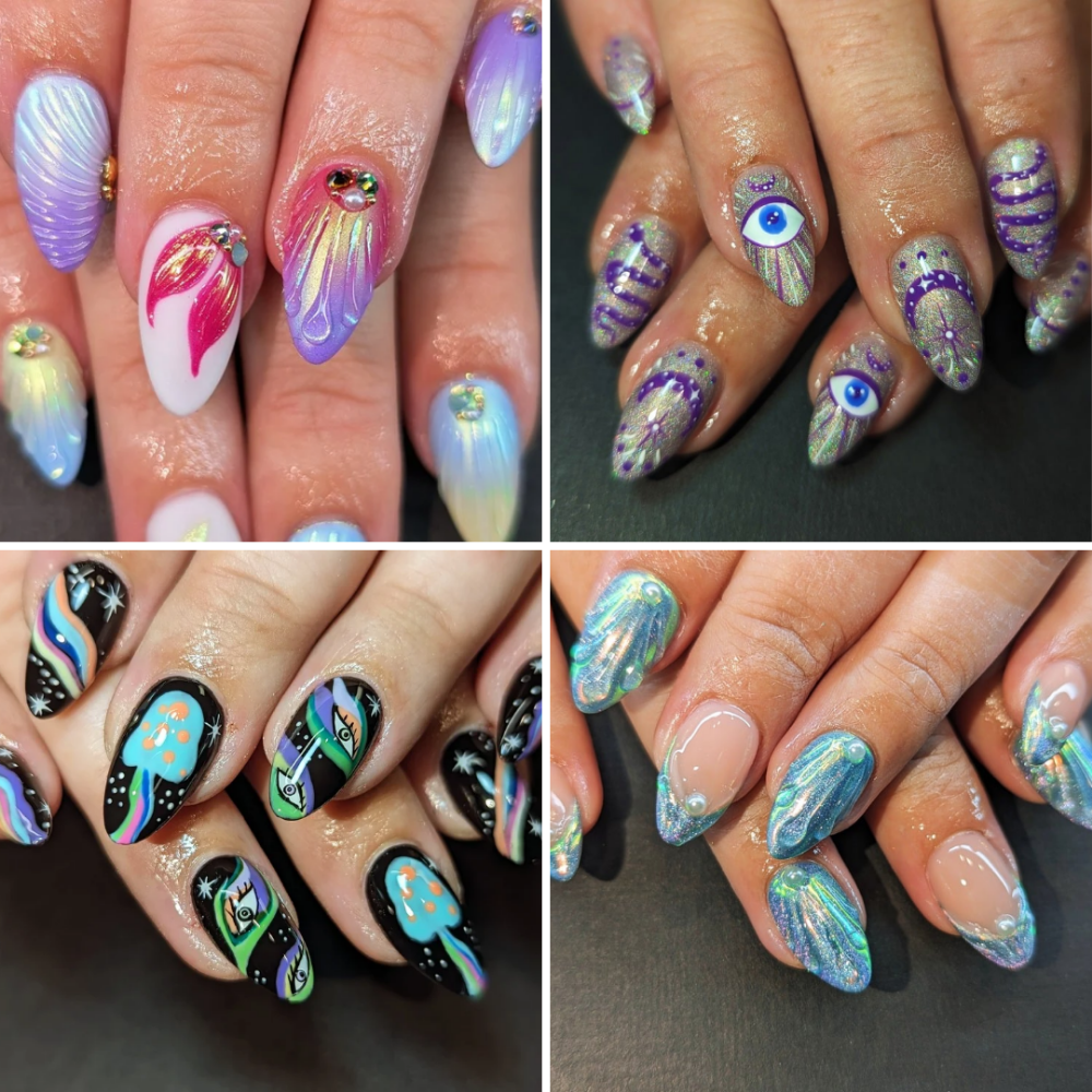 Gel X Full Set Very Detailed Art