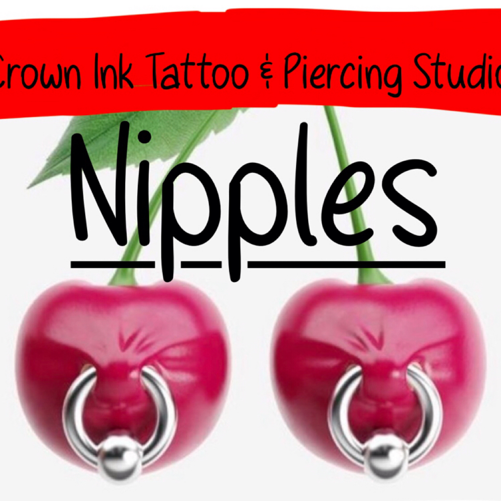 Nipple (single) at The crown ink studio in Corpus Christi, TX