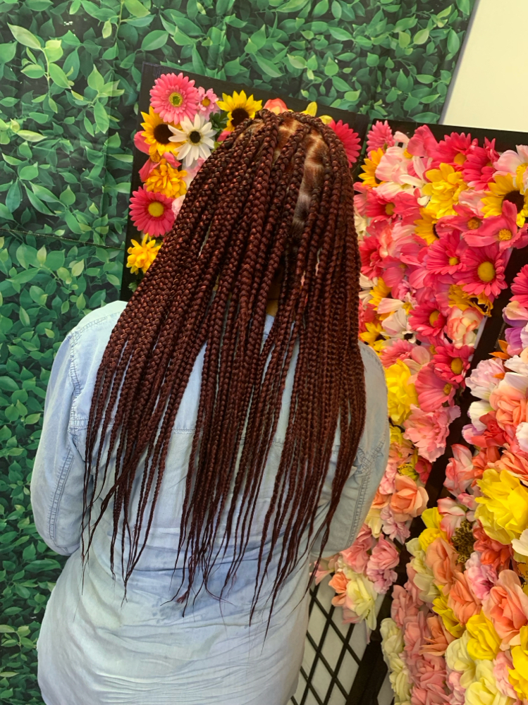 knotless braids ( medium )