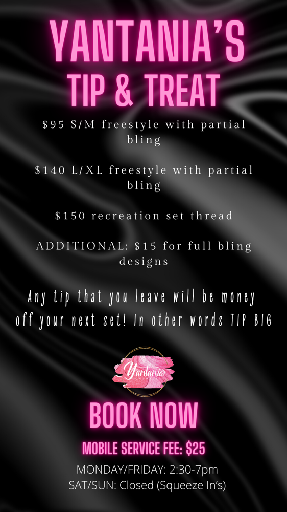 TIP & TREAT $150 NAIL THREAD