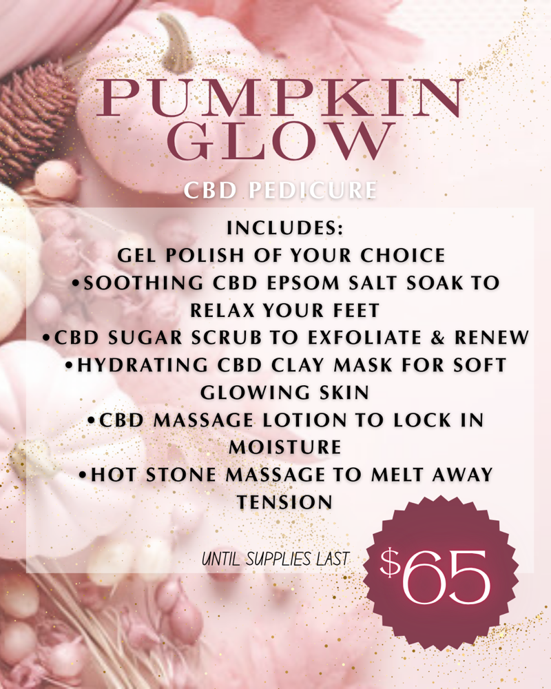 Pumpkin Glow Pedi Of The Month