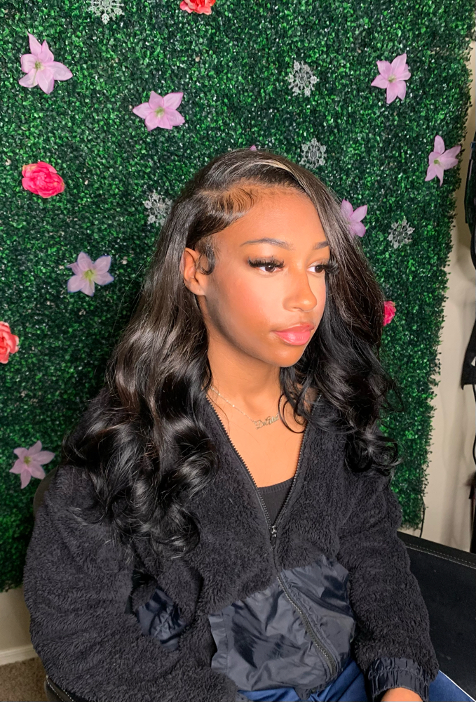 Glueless Side Part Quickweave