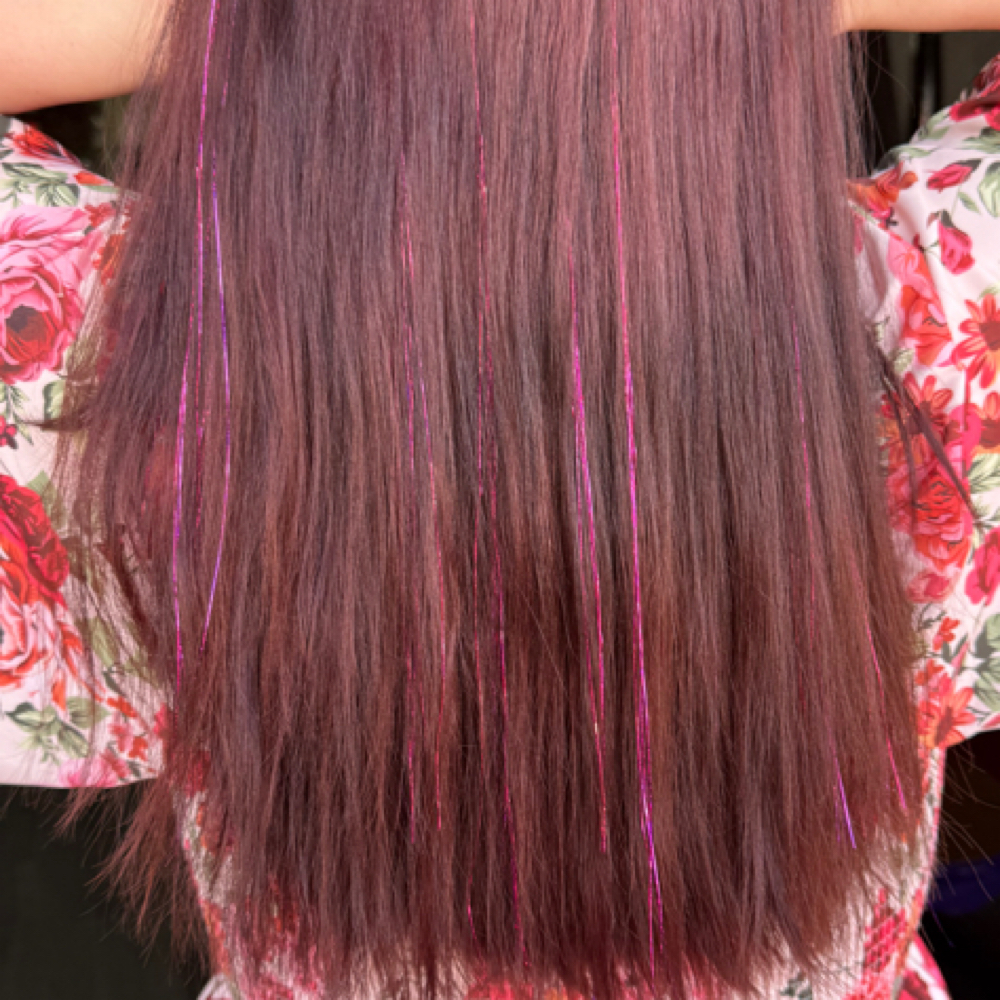 Hair Tinsel at Hannah Keel in Goldsboro, NC