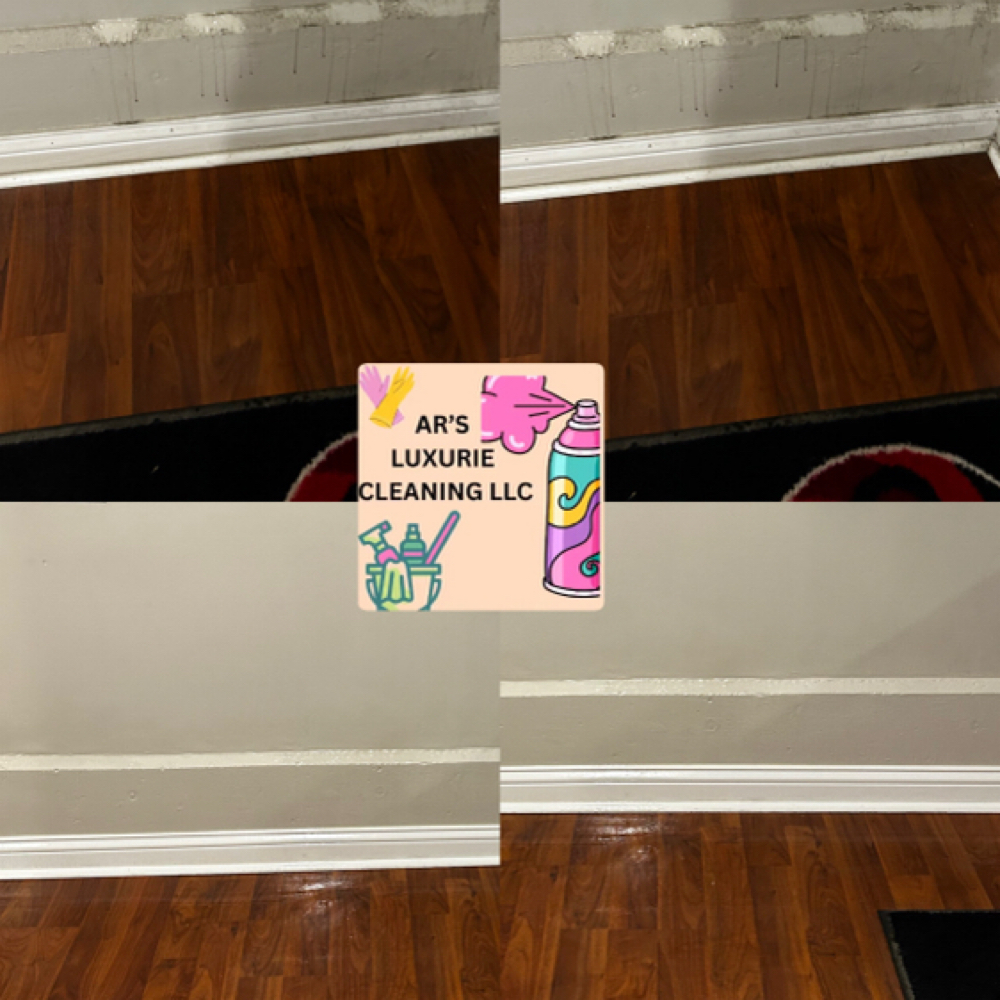 Wall/Baseboard Cleaning at AR’S Luxurie Cleaning LLC
