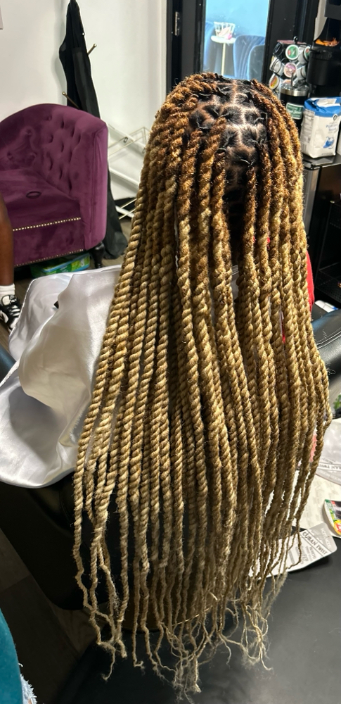 Extended two strand Marley Twist