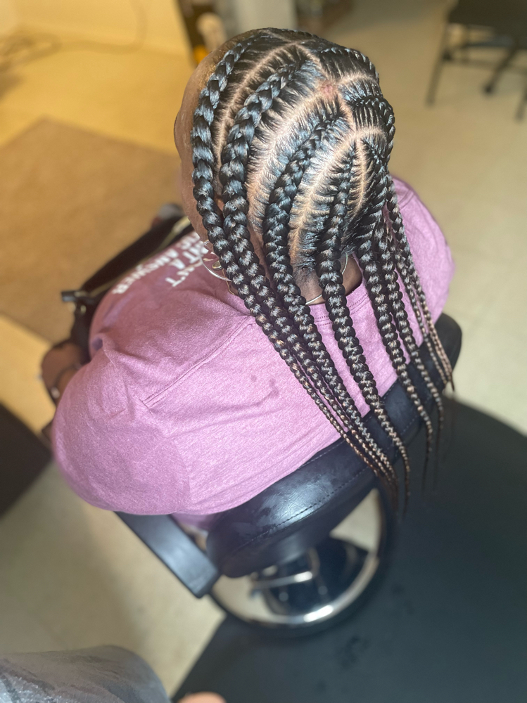 8 Feed-in Braids