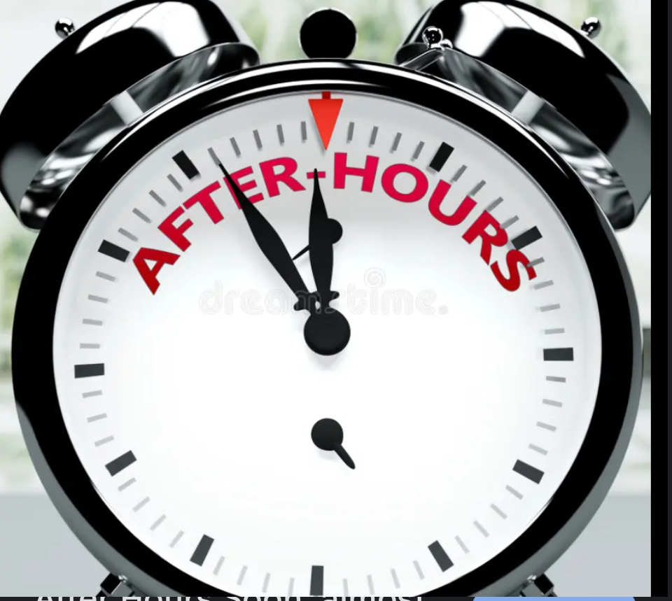 After hours appointment (after 7pm)
