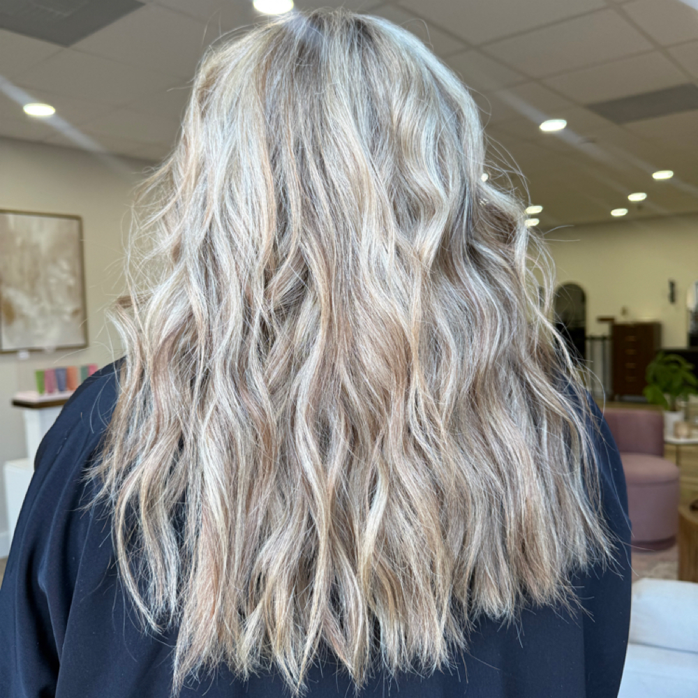 PARTIAL HIGHLIGHT & STYLE at Top Knot Salon & Spa in Greensboro, NC