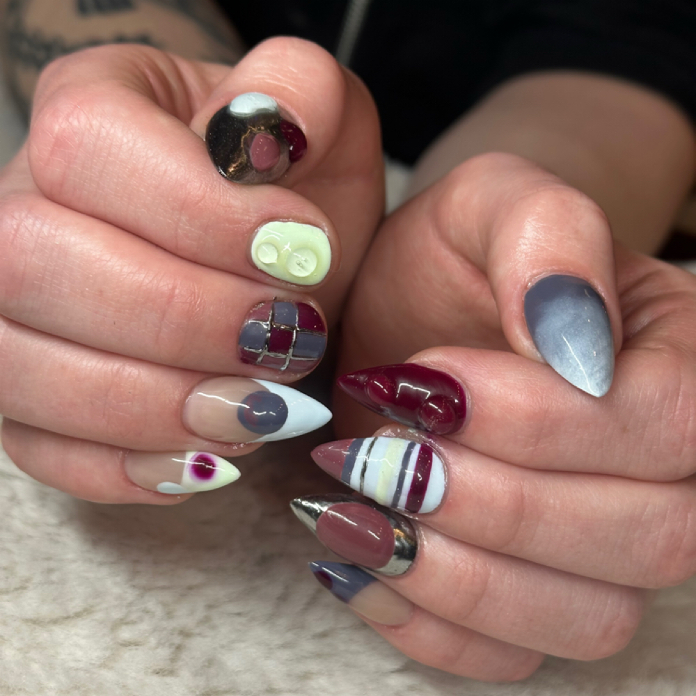 Add-on 60 Min Nail Art at Black Heart Nail Studio in Dover, NH
