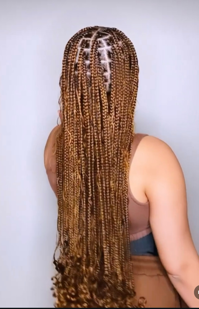 Bohemian Box Braids at Aramati by Taj in New Braunfels, TX