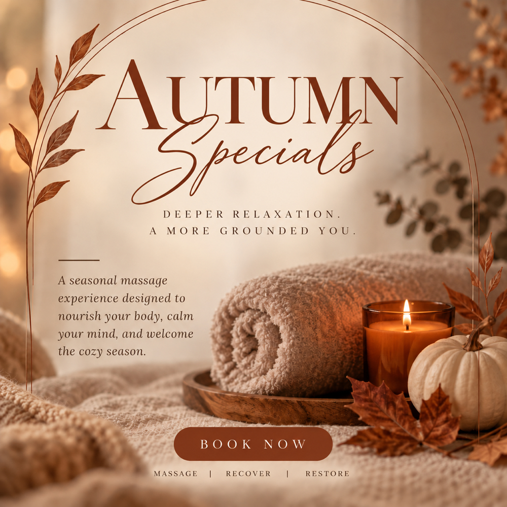 Autumn Specials at Ela Massage Studio LLC in Woodstock, IL